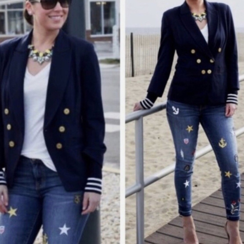 Cabi Grand Slam Nautical Blazer Style 5150
